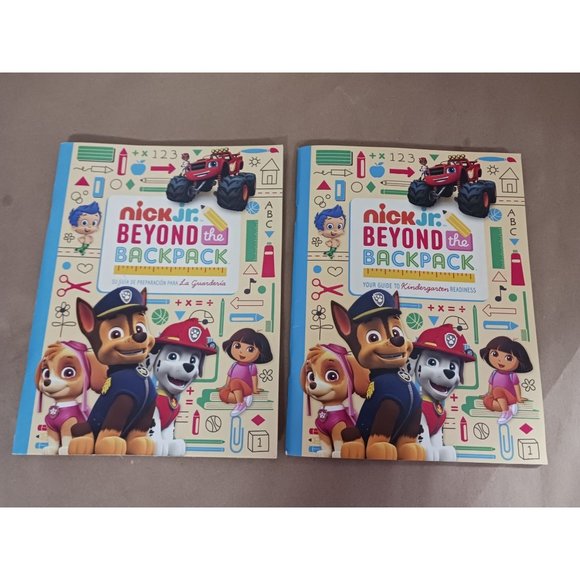 Nick Jr Beyond the Backpack Spanish & English Kindergarten Activity Book - New - Picture 1 of 10